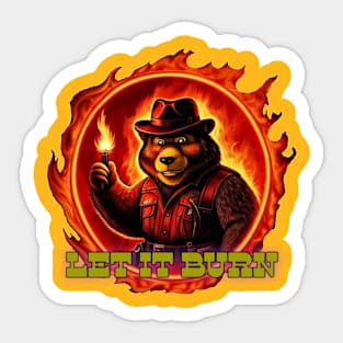 Sparky the Bear Sticker